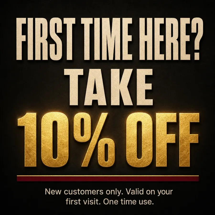 First-time customer discount: 10% off your first visit at Couth Cannabis, new customers only, one-time use.